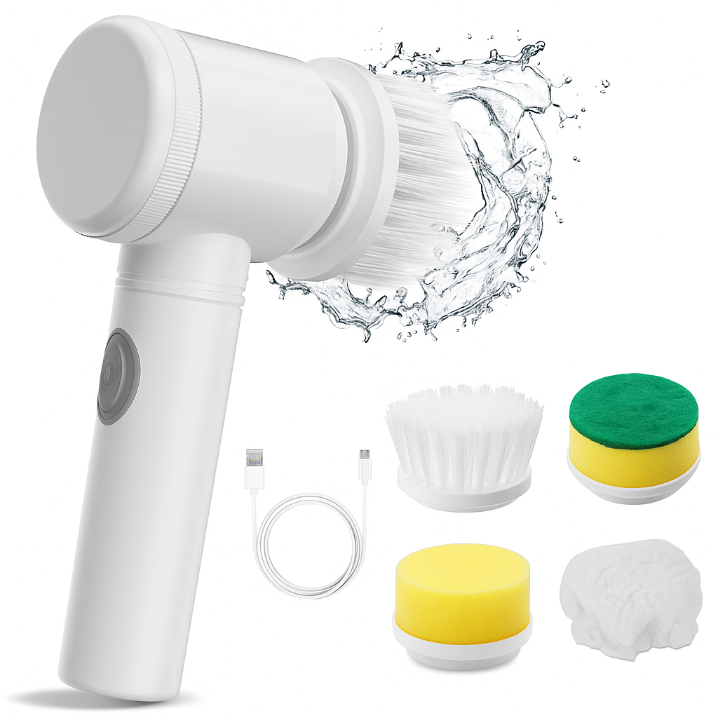 🌀 Cepillo Eléctrico de Limpieza — Potencia, Comodidad y Eficiencia