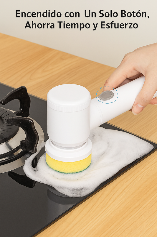 🌀 Cepillo Eléctrico de Limpieza — Potencia, Comodidad y Eficiencia