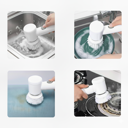 🌀 Cepillo Eléctrico de Limpieza — Potencia, Comodidad y Eficiencia