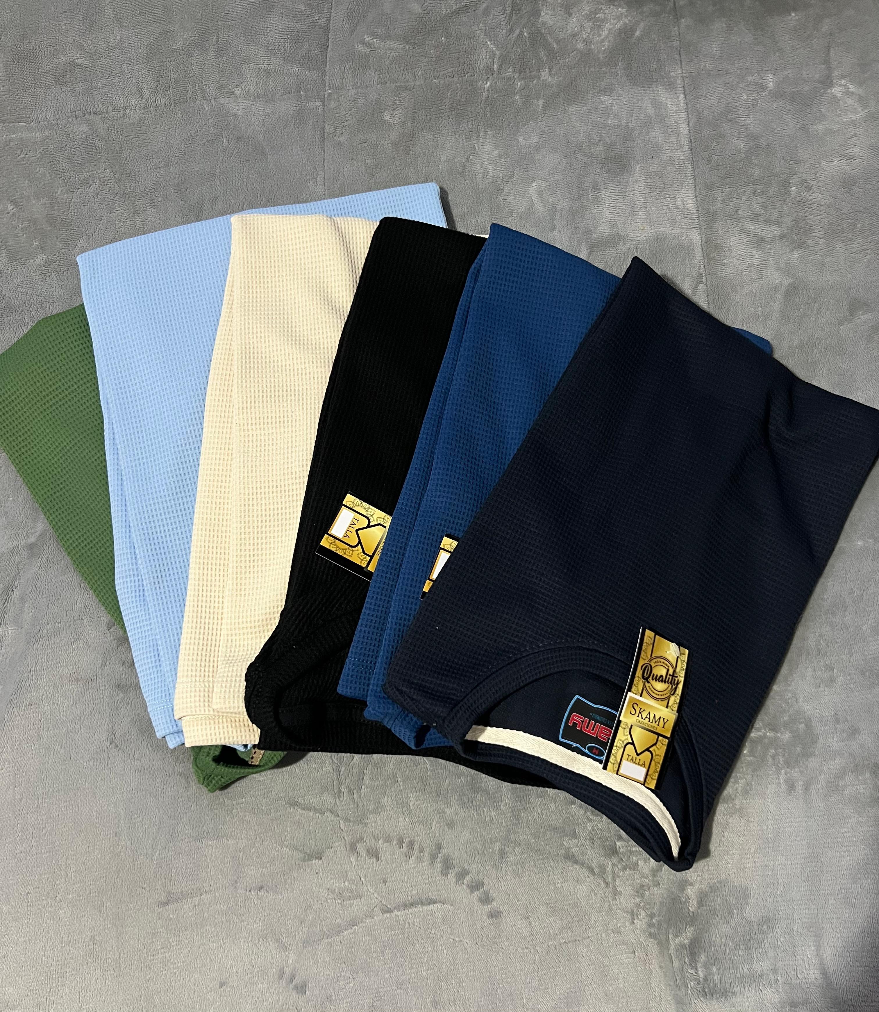 Camisas Tela Galleta Hombre – Varias Tallas y Colores – S a XL